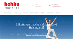 Desktop Screenshot of hehkutuotanto.fi